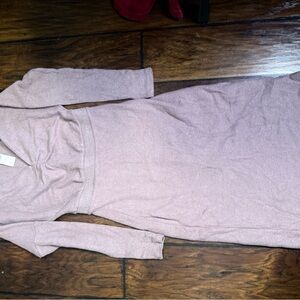 Anthropologie Eri + Ali Winter Splendid midi sweater dress. Mauve pink Xs NWT